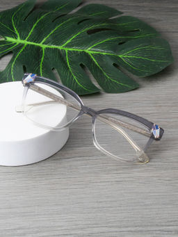 TED SMITH - Grey Women Solid Full Rim Frame (LUCIA_C3)