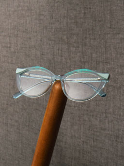 TED SMITH - Women Full Rim Cat Eye Spectacles Frames (MAZIKEEN_C3)