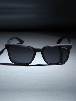 ROYALTAIL - Athens Exclusive Black Rectangle Polarized Sunglasses (RT-SUNG-106) (55)