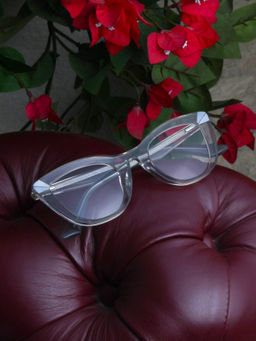 TED SMITH - Clear Women Full Rim Cat Eye Spectacle Frames (SUZIE_C4)