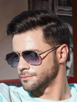 Vintage - Blue Aviators Sunglasses (Saviour Col 237) (60)