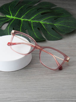 TED SMITH - Women Pink Solid Full Rim Cat Eye Frame (VENEZIA_C4)