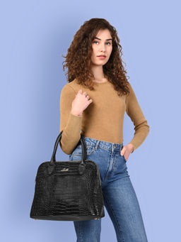 Lavie - Mimi Large Dome Satchel (Black) (L)