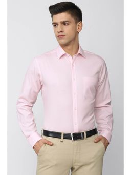 Van Heusen - Men Solid Pink Shirt