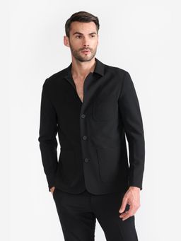 Perona - Colt Black Single Breasted Blazer