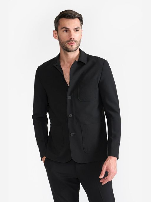 Perona Colt Black Single Breasted Blazer
