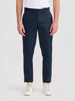 Perona - Arnold Navy Blue Mid Waist Pants
