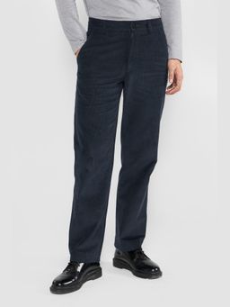 Perona - Carson Navy Blue Solid Pant