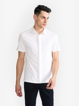 Perona - White Cyrus Pure Cotton Solid Shirt