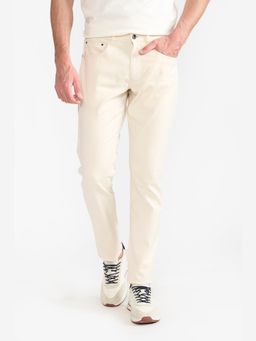 Perona - Hanoi Off White Mid Waist Silm Fit Pant