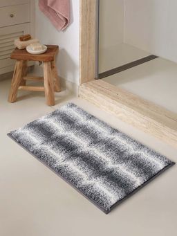 OBSESSIONS - Supersoft Anti Skid Bath Mat, Grey