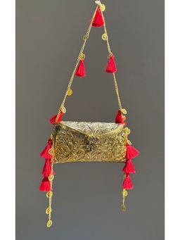 DaMAK - Gold Red Chithi Sling Bag