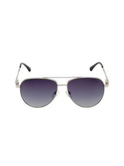 KOSCH ELEMENTE - Unisex Light Grey Sunglasses with Polarised Grey Lens (56)