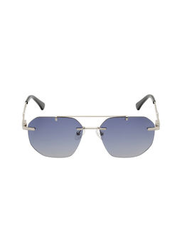 KOSCH ELEMENTE - Men Silver Sunglasses with Uv Protected Blue Lens (57)
