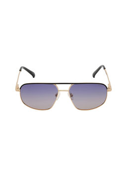 KOSCH ELEMENTE - Men Gold/Black Sunglasses with Polarised Lens (57)