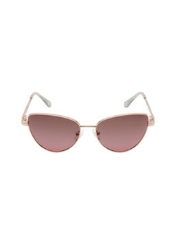 KOSCH ELEMENTE - Women Rose Gold Sunglasses with Polarised Brown Lens (55)