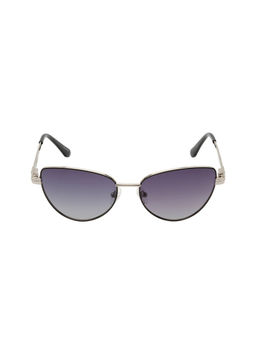 KOSCH ELEMENTE - Women Silver/Black Sunglasses with Polarised Grey Lens (55)