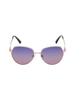 KOSCH ELEMENTE - Women Rose Gold Sunglasses with Polarised Purple Lens (54)