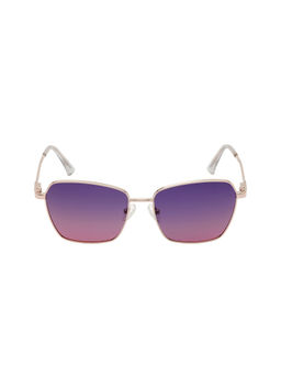 KOSCH ELEMENTE - Women Rose Gold Sunglasses with Polarised Purple Lens (55)