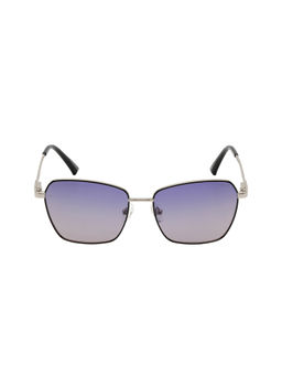 KOSCH ELEMENTE - Women Silver/Black Sunglasses with Polarised Purple Lens (55)