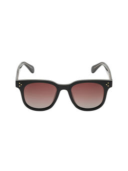 KOSCH ELEMENTE - Unisex Black Sunglasses with Polarised Brown Lens (48)