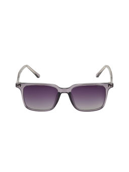 KOSCH ELEMENTE - Unisex Grey Sunglasses with Polarised Purple Lens (54)