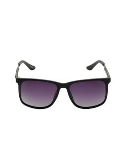 KOSCH ELEMENTE - Men Black Sunglasses with Polarised Purple Lens (55)