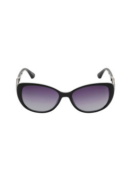 KOSCH ELEMENTE - Women Black - Grey Sunglasses with Polarised Purple Lens (55)