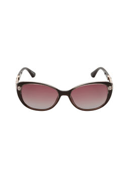 KOSCH ELEMENTE - Women Brown/Gold Sunglasses with UV Protected Brown Lens (55)