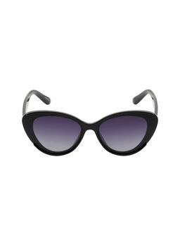 KOSCH ELEMENTE - Women Black Sunglasses with Polarised Purple Lens (58)