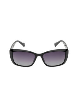 KOSCH ELEMENTE - Women Black Sunglasses with Polarised Purple Lens (54)