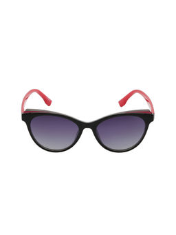 KOSCH ELEMENTE - Women Black/Red Sunglasses with Polarised Purple Lens (52)