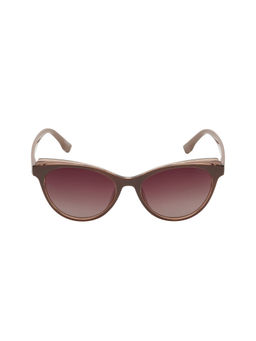 KOSCH ELEMENTE - Women Brown/Gold Sunglasses with Polarised Brown Lens (52)