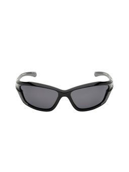 KOSCH ELEMENTE - Men Black Sunglasses with Polarised Grey Lens (58)