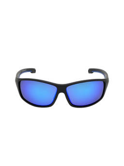 KOSCH ELEMENTE - Men Black-Blue Sunglasses with Polarised and UV Protected Blue Lens (60)