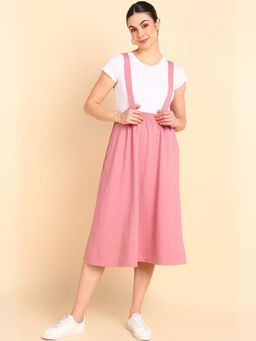 Zelena - Pregnancy and Postpartum Printed Maternity Skirt with Detachable Strap (Set of 2)