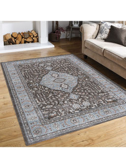 OBSESSIONS - Anti-Static Polypropylene Ethnic Carpet Grey