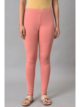 W - Orange Solid Tights