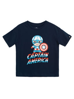 The Souled Store - Captain America Chibi Boys Oversized T-shirts