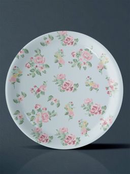 Nestroots - Victorian Floral Printed Wall Plate