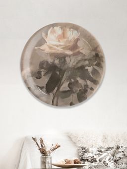 Nestroots - English Rose Wall Plate Beige