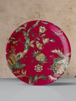 Nestroots - Ethnic Pink Wall Plate Pink