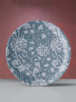Nestroots - Indigo Heritage Wall Plate Grey