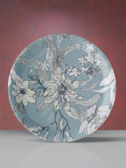 Nestroots - Indigo Traditional Wall Plate Grey