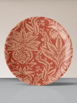 Nestroots - Ethnic Floral And Leaf Printed Wall Plate