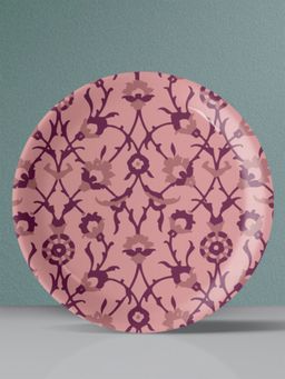 Nestroots - Ikat Print Porcelain Wall Plate