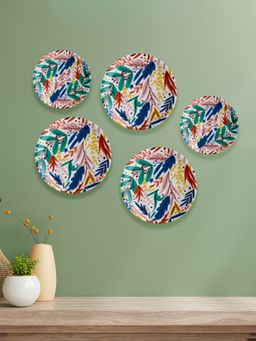 Nestroots - Playful Petals Wall Plates (Pack Of 5)