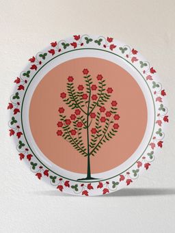 Nestroots - Mughal Garden-Inspired Tropical Elegance Floral Bloom Plate