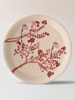 Nestroots - Nature-Inspired Art Bird Chirping Tree For Every Room Plate