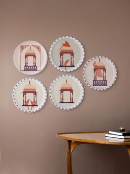 Nestroots - Harmony Of Nature And Artistry Collage Plate Wall Playtest (Pack Of 5)